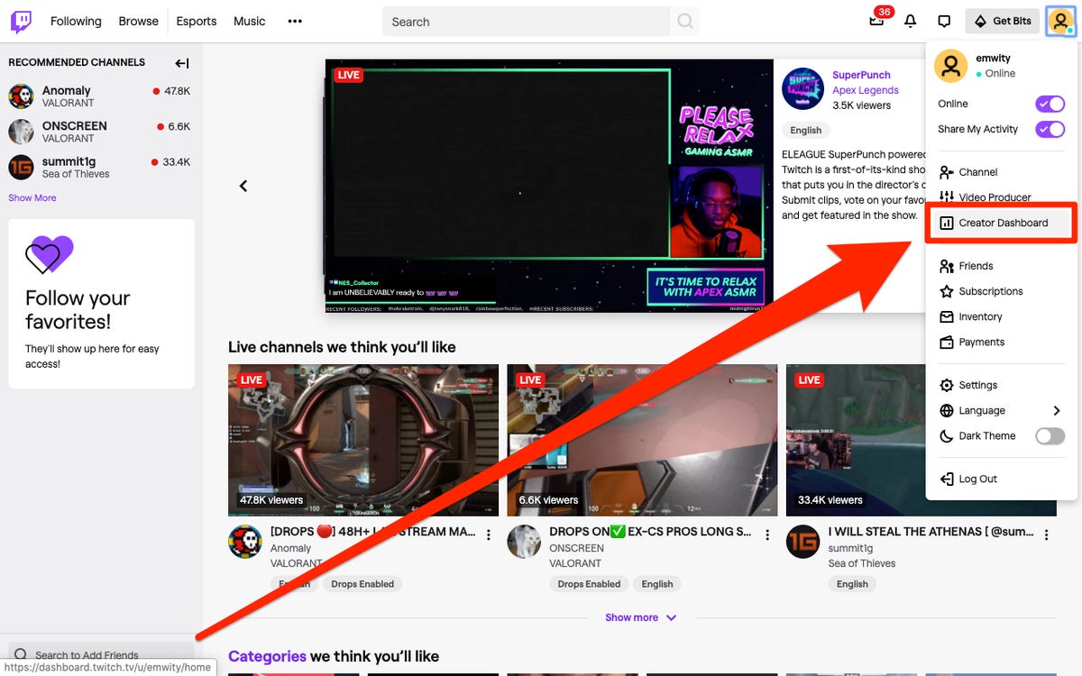 How to: LIVE Stream on with Twitch