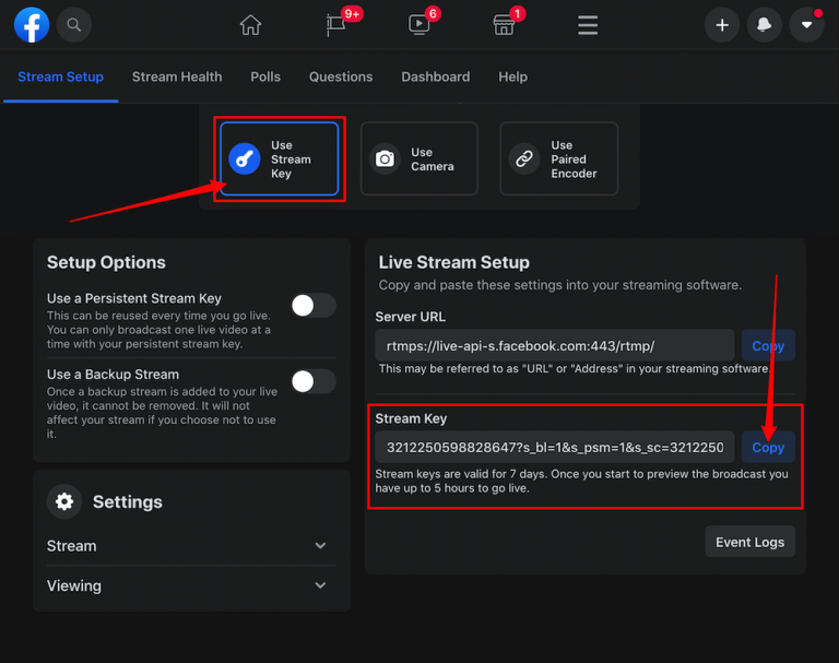 How To Find Facebook Stream Key Live Now Live Stream app