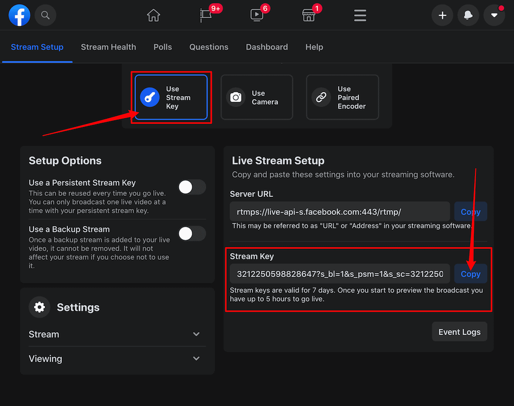 How To Find Facebook Stream Key Live Now