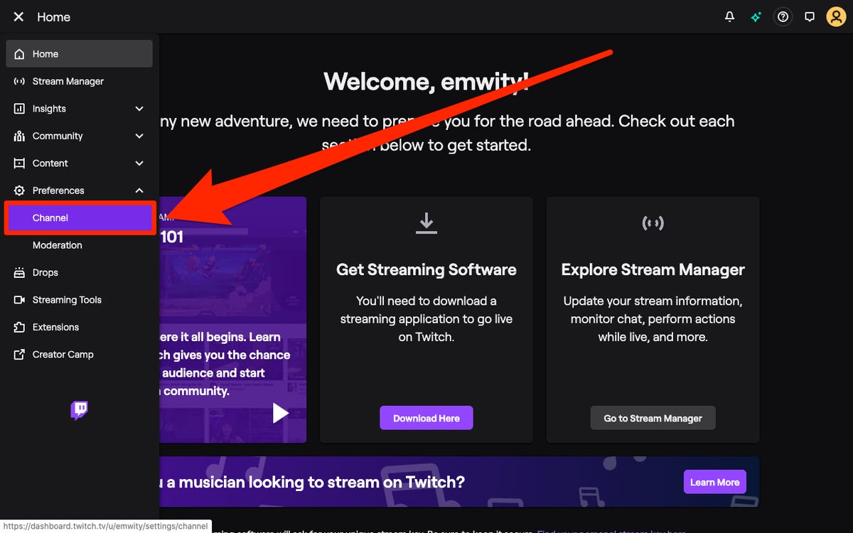 How to Start Streaming on Twitch