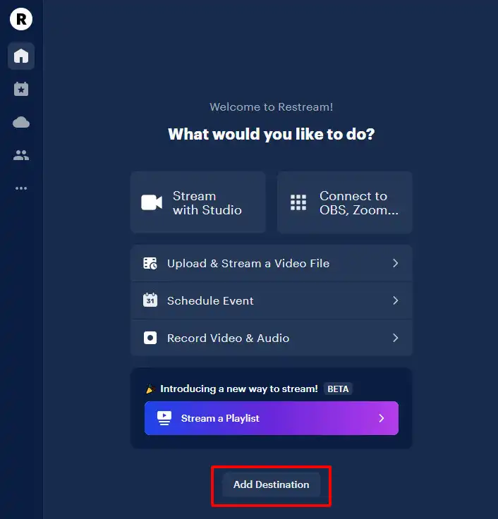 Setting up your account for multistreaming