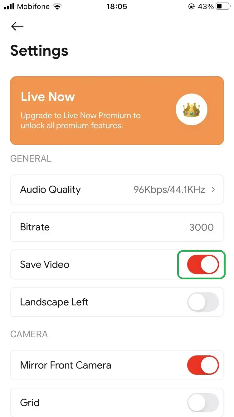 ध्वनि की गुणवत्ता जांचने के टिप्स याद रखें और लाइव होने से पहले सेव स्ट्रीम वीडियो सेटिंग का उपयोग करें