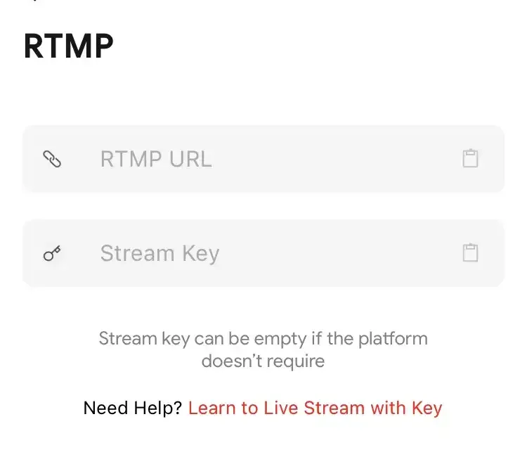 ใช้ Live Now เพื่อออกอากาศบน Steam ด้วย RTMP