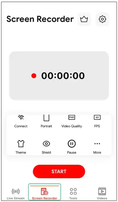 Screen Recorder feature