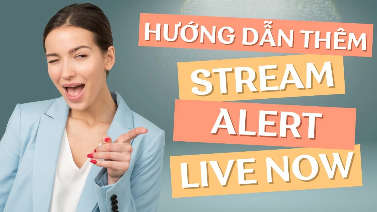 Hướng Dẫn Thêm Hộp Thông Báo Stream Alert Trên YouTube, Twitch, Facebook