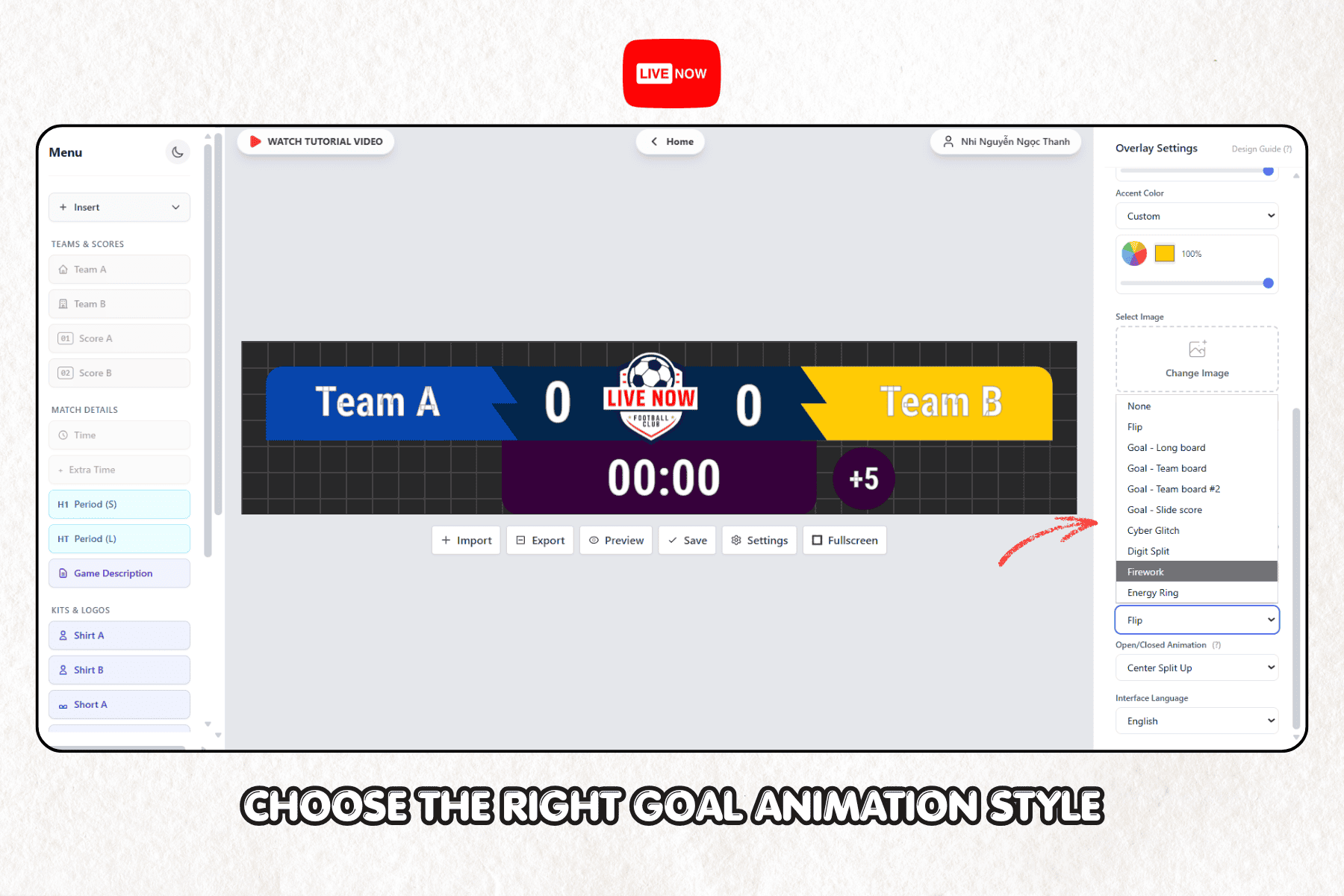 Choose the Right GOAL Animation Style