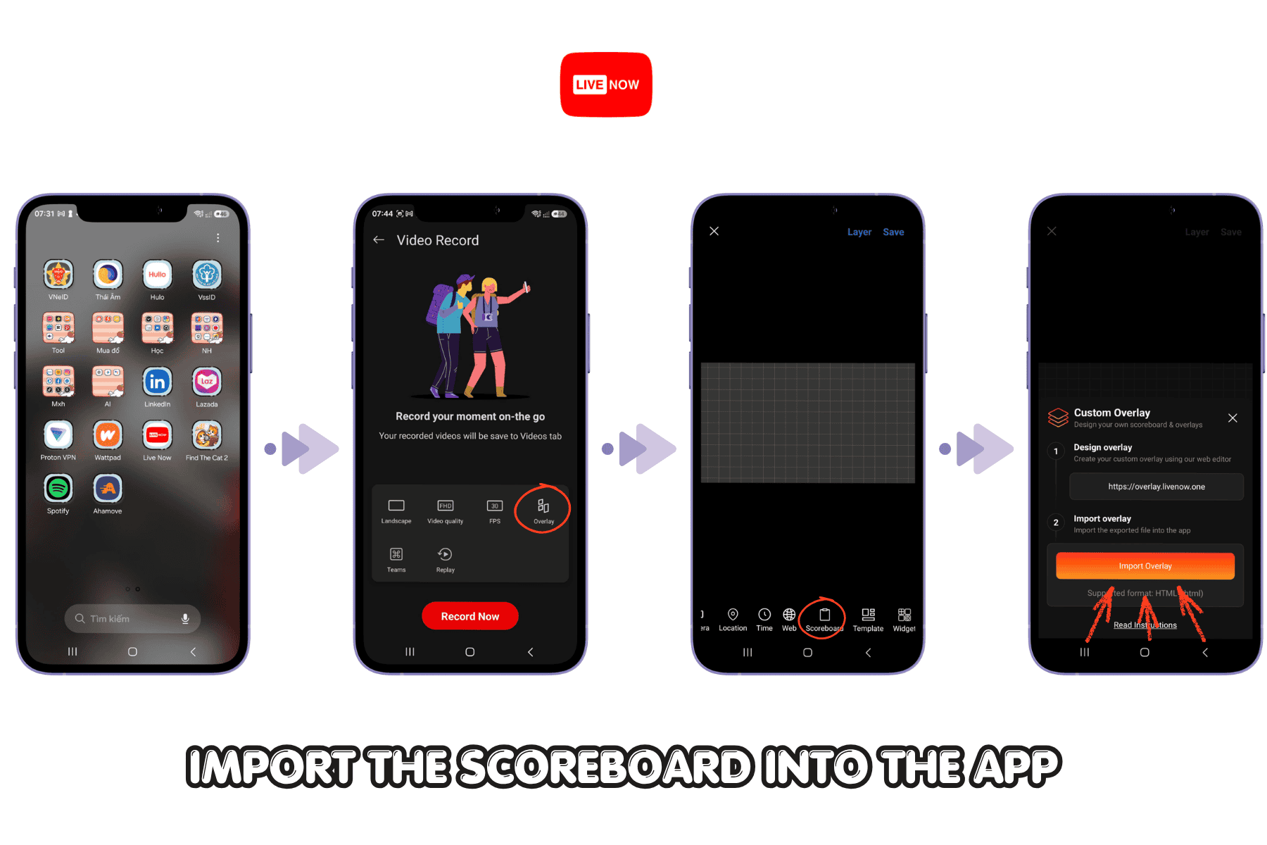 Import the Scoreboard Into the App