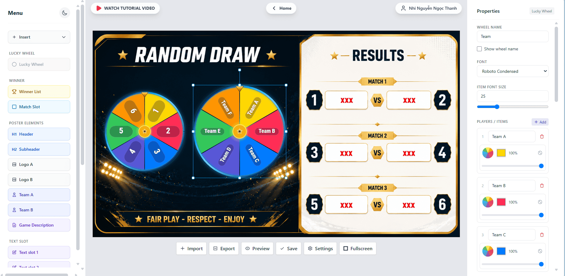 Customize the Template to Match Your Broadcast